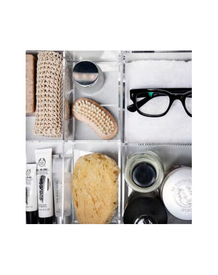 Kamė akrilo stiklo dėžutės apatinių spintelių po stalviršiu stalčiams (pasirenkami dydžiai)