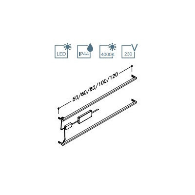 Kame stalčių apšvietimas (pasirenkami dydžiai)