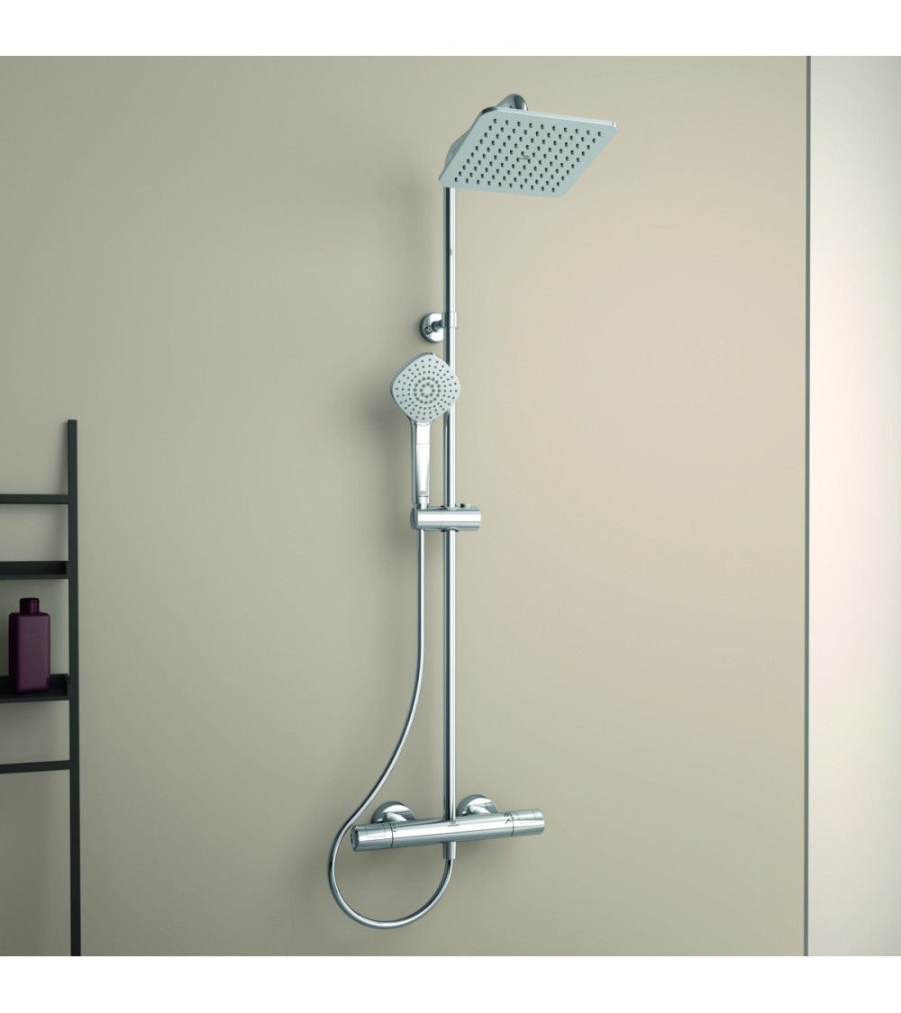 Ideal Standard CERATHERM T100 termostatinė dušo sistema, chromo spalvos