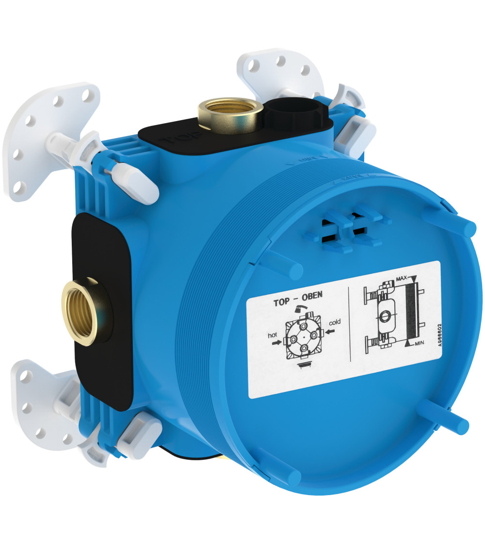 EASY-BOX sieninio dušo/vonios maišytuvo potinkinė dėžutė montavimui, A1000NU