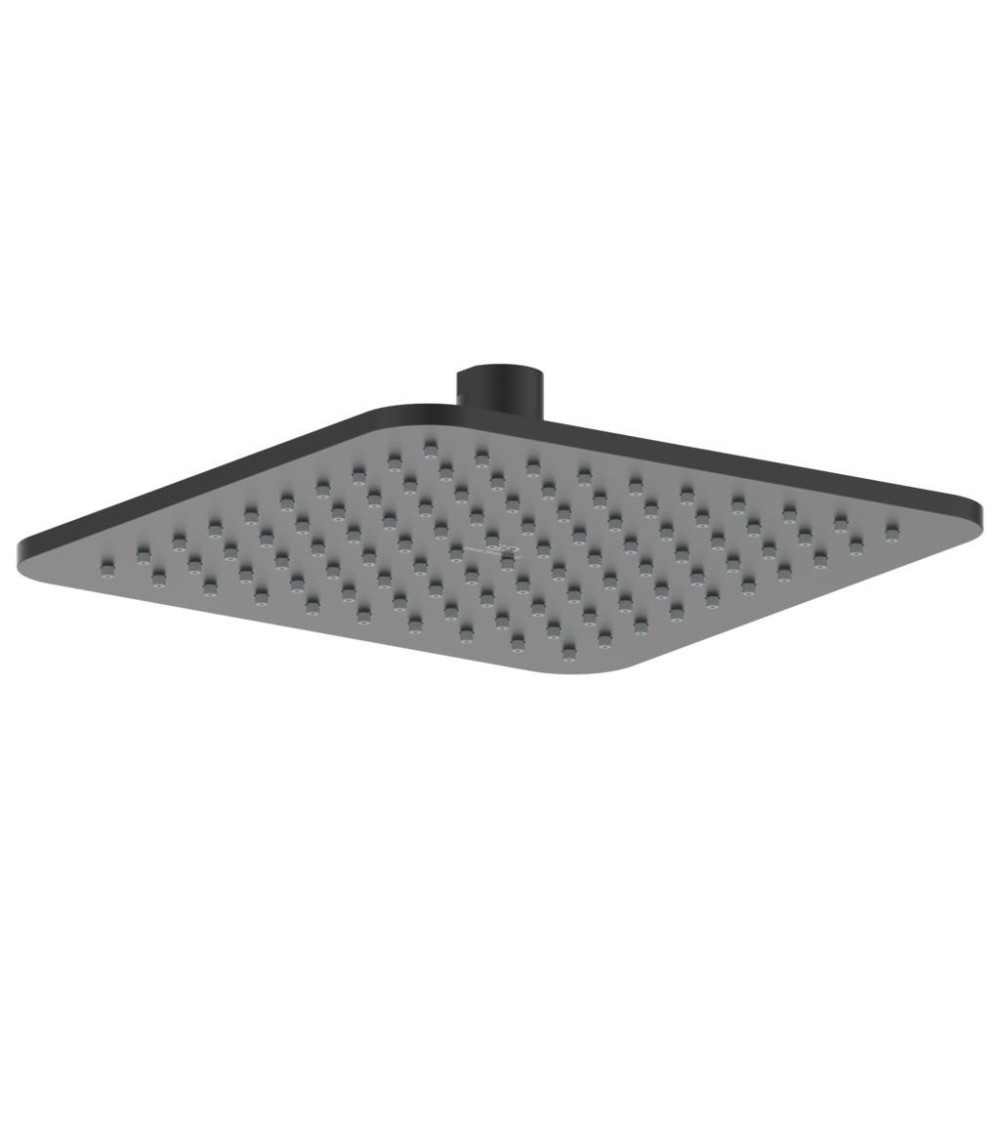 Idealrain Cube kvadratinė 200x200 mm dušo galva, matinė juoda, B0024XG