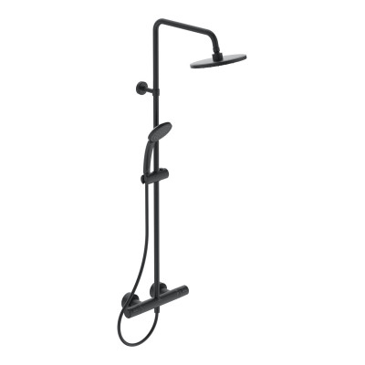 Ideal Standard CERATHERM T25 (A7545XG) termostatinė dušo sistema, juodos matinės spalvos