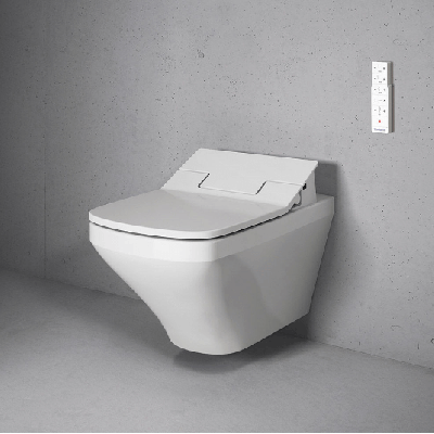Duravit pakabinamas WC DuraStyle Rimless SensoWash unitazas, su dangčiu 370x620