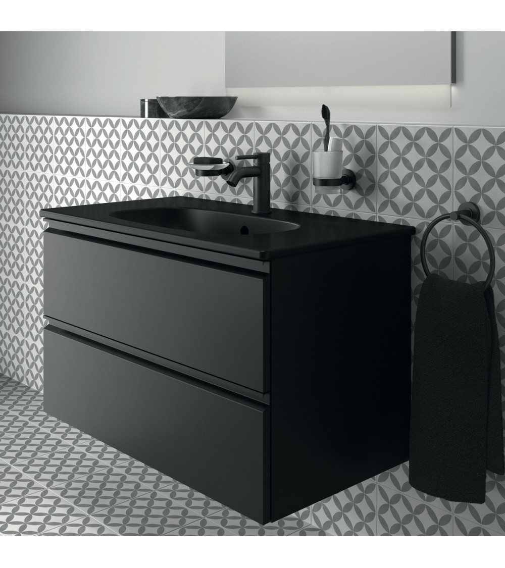 Ideal Standard Tesi pakabinama vonios spintelė 80cm, matinė juoda