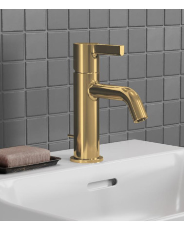 Ideal Standard Joy praustuvo maišytuvas (PVD spalvos) su dugno vožtuvu