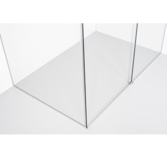 Brasta Glass Dušo kabina Milda SOFT 120x80cm, skaidrus stiklas, su "soft close" uždarymu