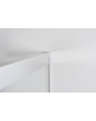 Brasta Glass Dušo kabina Milda SOFT 120x80cm, skaidrus stiklas, su "soft close" uždarymu