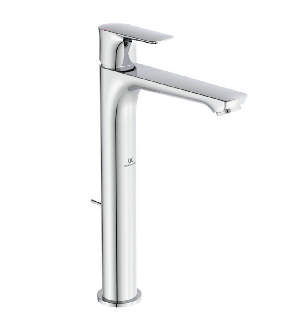 Ideal Standard Connect Air aukštas maišytuvas praustuvui su dugno vožtuvu (A7025), PVD spalvos