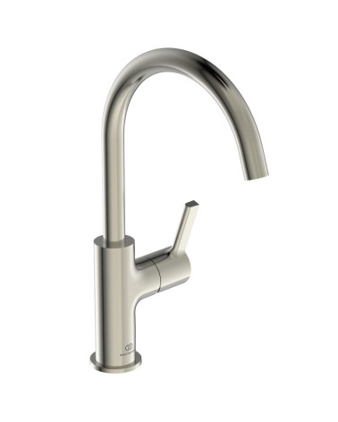 Ideal Standard Joy BC778 aukštas maišytuvas praustuvui su sukamu snapu, PVD spalvos