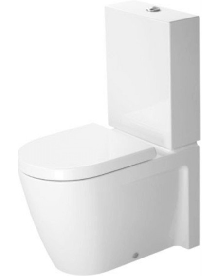 Duravit Starck 2 Pastatomas klozetas be dangčio ir bakelio