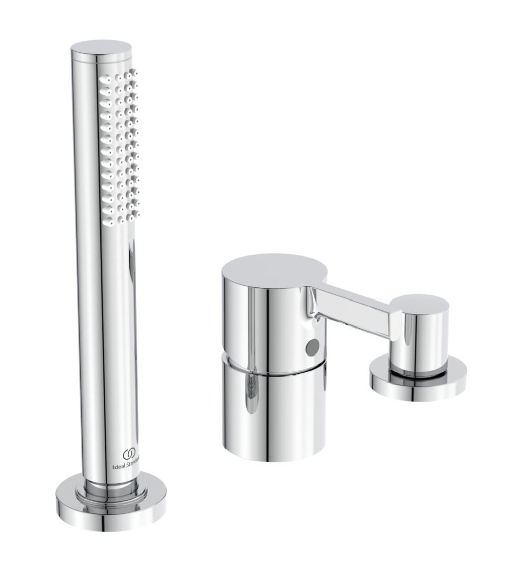 Ideal Standard Joy vonios maišytuvas, montuojamas į kraštą, 3-ių dalių BC789, PVD spalvos