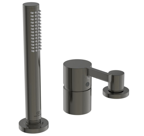 Ideal Standard Joy vonios maišytuvas, montuojamas į kraštą, 3-ių dalių BC789, PVD spalvos