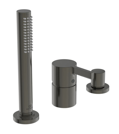 Ideal Standard Joy vonios maišytuvas, montuojamas į kraštą, 3-ių dalių BC789, PVD spalvos