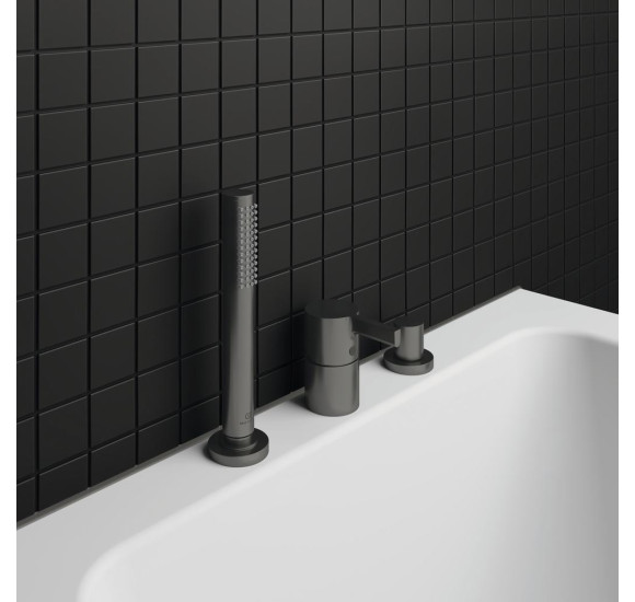 Ideal Standard Joy vonios maišytuvas, montuojamas į kraštą, 3-ių dalių BC789, PVD spalvos