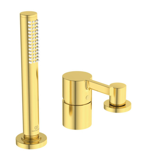 Ideal Standard Joy vonios maišytuvas, montuojamas į kraštą, 3-ių dalių BC789, PVD spalvos