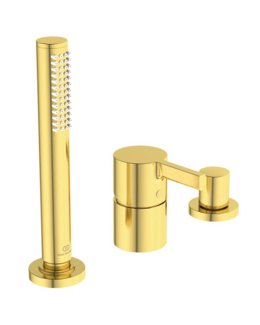 Ideal Standard Joy vonios maišytuvas, montuojamas į kraštą, 3-ių dalių BC789, PVD spalvos