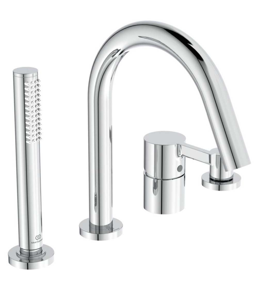 Ideal Standard Joy vonios maišytuvas, montuojamas į kraštą, 4-ių dalių BC789, PVD spalvos