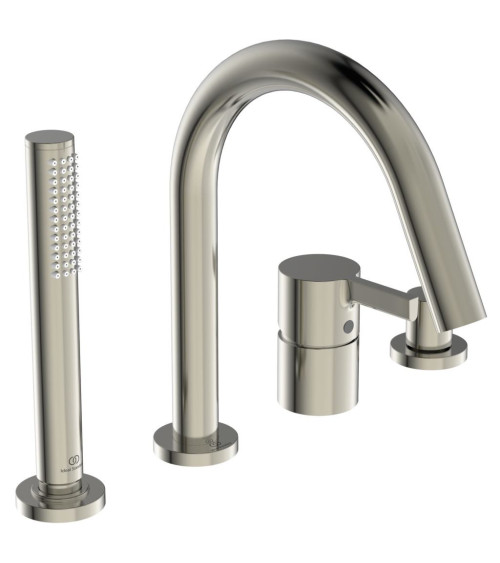 Ideal Standard Joy vonios maišytuvas, montuojamas į kraštą, 4-ių dalių BC789, PVD spalvos