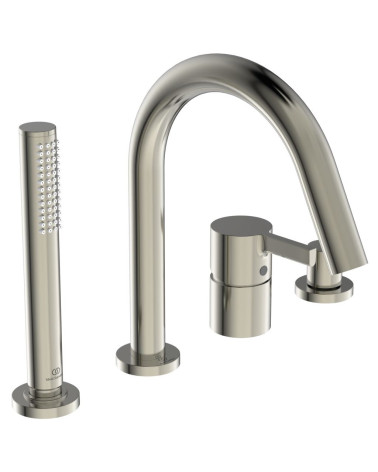 Ideal Standard Joy vonios maišytuvas, montuojamas į kraštą, 4-ių dalių BC789, PVD spalvos