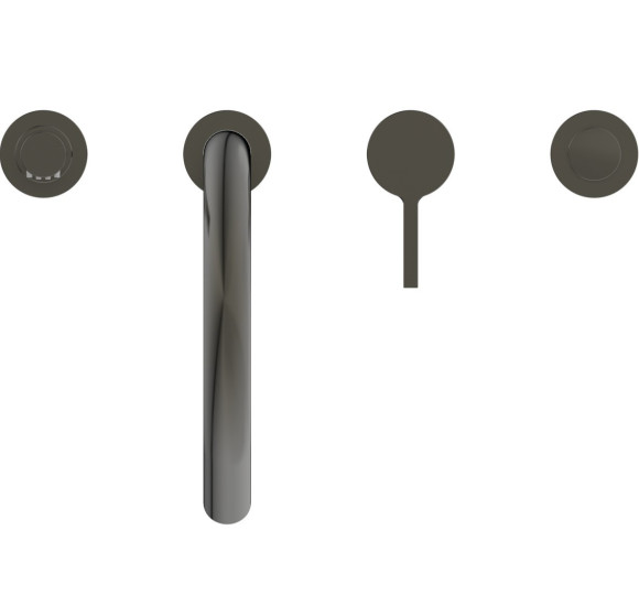 Ideal Standard Joy vonios maišytuvas, montuojamas į kraštą, 4-ių dalių BC789, PVD spalvos