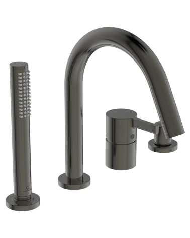 Ideal Standard Joy vonios maišytuvas, montuojamas į kraštą, 4-ių dalių BC789, PVD spalvos