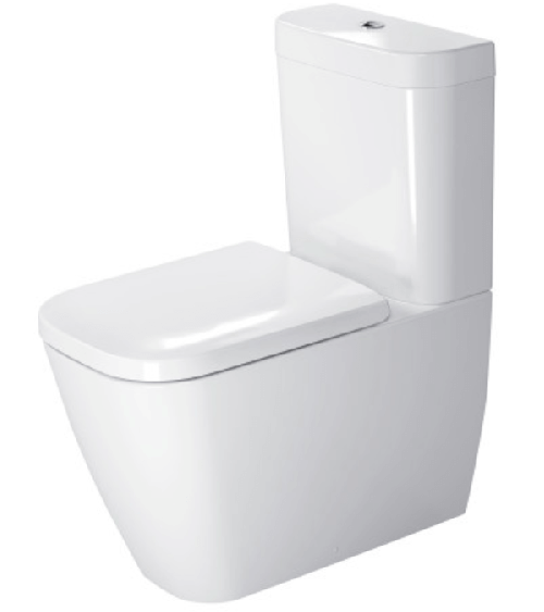 Duravit Happy D.2 patatomas klozetas be dangčio ir bakelio