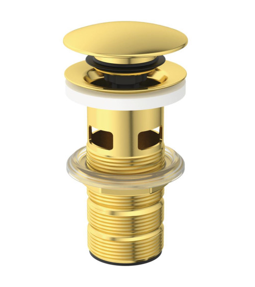 Ideal Standard Click-Clack dugno vožtuvas, praustuvui su perlaja (PVD spalvos)