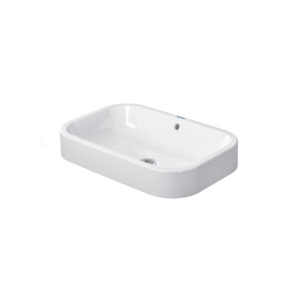 Duravit Happy D.2 pusiau įleidžiamas praustuvas 600x400mm