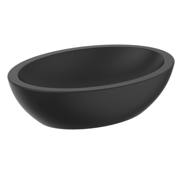 Ideal Standard Strada "O" ovalus juodas keramikinis praustuvas