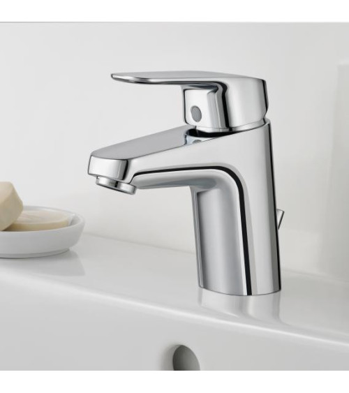 Ideal Standard CERAFLEX praustuvo maišytuvas su plastikiniu dugno vožtuvu, 5 l/min, chromas