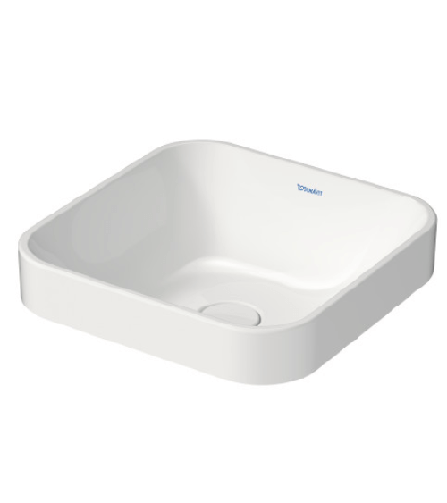 Duravit Happy D.2 Plus įleidžiamas praustuvas 400x400mm