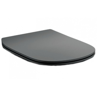 Pakabinamo klozeto Ideal Standard TESI "soft close" dangtis, juodos matinės spalvos, T3527V3