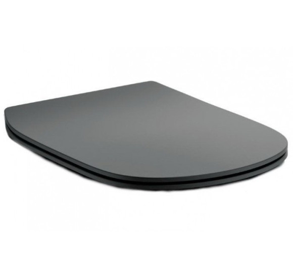 Pakabinamo klozeto Ideal Standard TESI "soft close" dangtis, juodos matinės spalvos, T3527V3