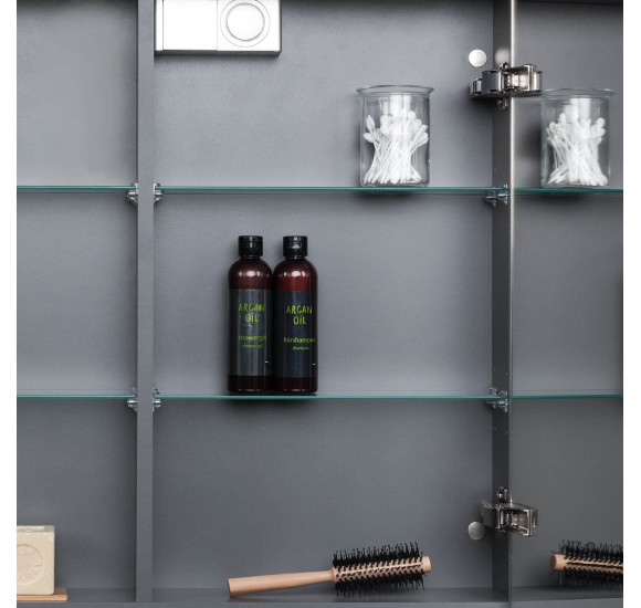 Kamė BIG veidrodinės spintelės su šonų ir dugno apšvietimu (pasirenkamas dydis)