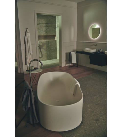 Ideal Standard Linda - X ovali laisvai pastatoma vonia, baltos matinės spalvos 175x85