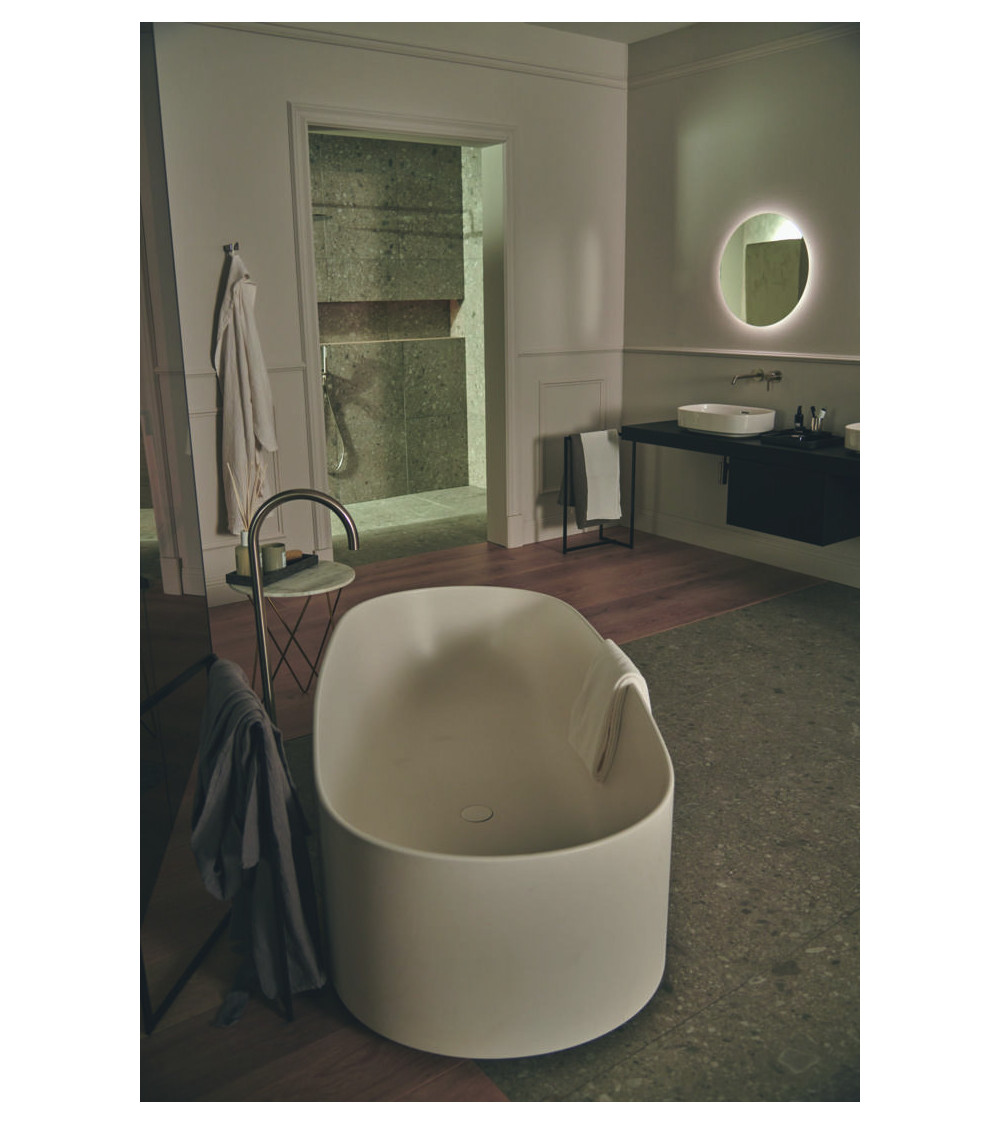 Ideal Standard Linda - X ovali laisvai pastatoma vonia, baltos matinės spalvos 175x85