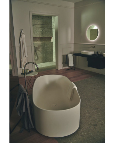 Ideal Standard Linda - X ovali laisvai pastatoma vonia, baltos matinės spalvos 175x85