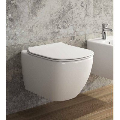 Ideal Standard TESI pakabinamas klozetas (Aquablade),  su "Soft close" dangčiu, T354601