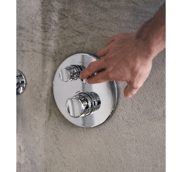 Ideal Standard Ceratherm Navigo potinkinis, termostatinis, dviejų krypčių, maišytuvas apvaliu korpusu, A7296