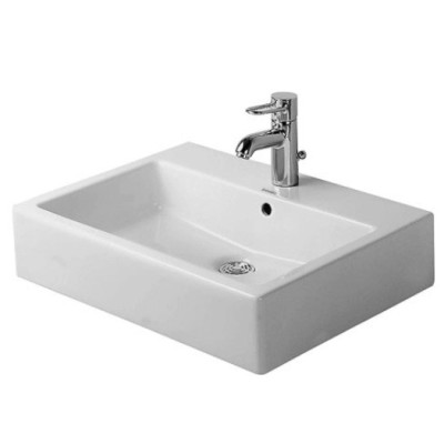 Duravit Vero pastatomas praustuvas su anga maišytuvui, 595x465