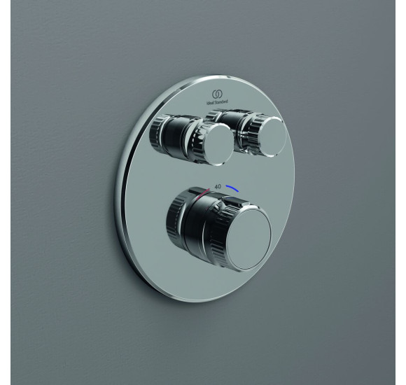 Ideal Standard Ceratherm Navigo potinkinis, termostatinis, dviejų krypčių, maišytuvas apvaliu korpusu, A7296