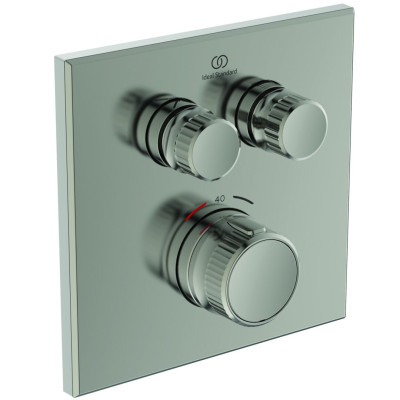 Ideal Standard Ceratherm Navigo potinkinis, termostatinis, dviejų krypčių, maišytuvas kvadratiniu korpusu, A7302