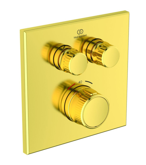 Ideal Standard Ceratherm Navigo potinkinis, termostatinis, dviejų krypčių, maišytuvas kvadratiniu korpusu, A7302