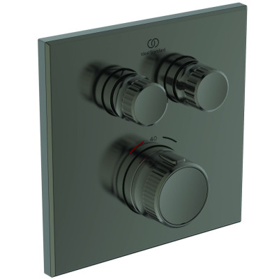 Ideal Standard Ceratherm Navigo potinkinis, termostatinis, dviejų krypčių, maišytuvas kvadratiniu korpusu, A7302