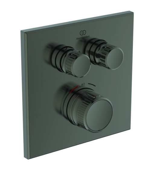 Ideal Standard Ceratherm Navigo potinkinis, termostatinis, dviejų krypčių, maišytuvas kvadratiniu korpusu, A7302