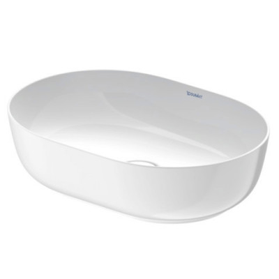 Duravit Luv Pastatomas praustuvas 500x350 (vidus baltas, išorė balta blizgi)