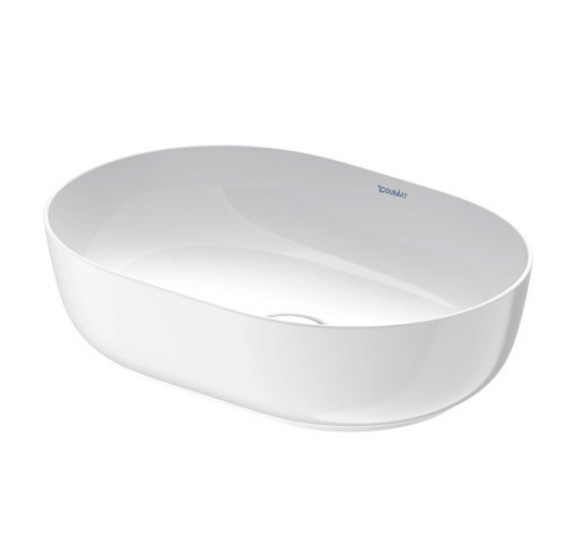 Duravit Luv Pastatomas praustuvas 500x350 (vidus baltas, išorė balta blizgi)