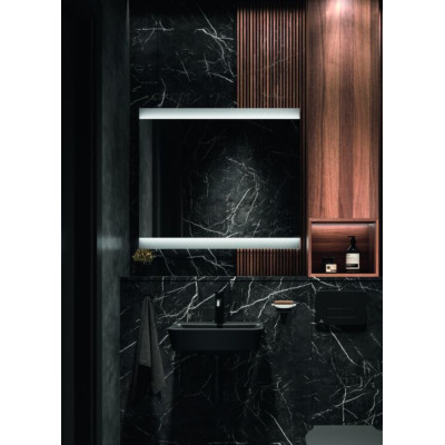 Ideal Standard veidrodis su integruotu pašvietimu 80x70cm