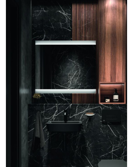 Ideal Standard veidrodis su integruotu pašvietimu 80x70cm