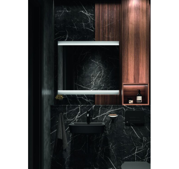 Ideal Standard veidrodis su integruotu pašvietimu 80x70cm